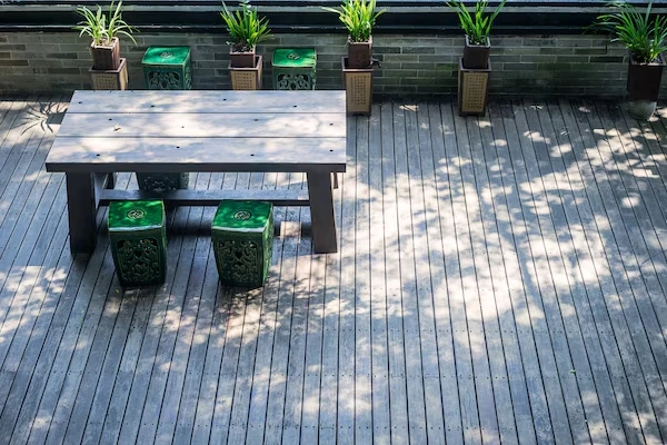 Podłoga drewniana na taras